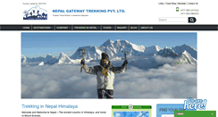 Desktop Screenshot of nepalgatewaytrekking.com